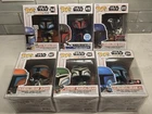 Lot of 6 Funko Star Wars The Mandalorian 348 352 354 415 667 695 Exclusive CRISP