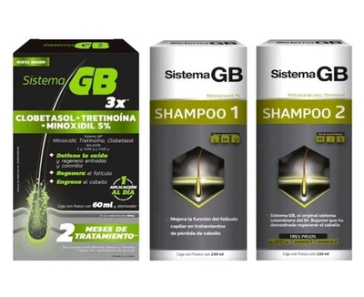 #ad Sistema GB Hair Support Set Spray Dual Shampoo Routine for Thicker Hair 3 X $137.99