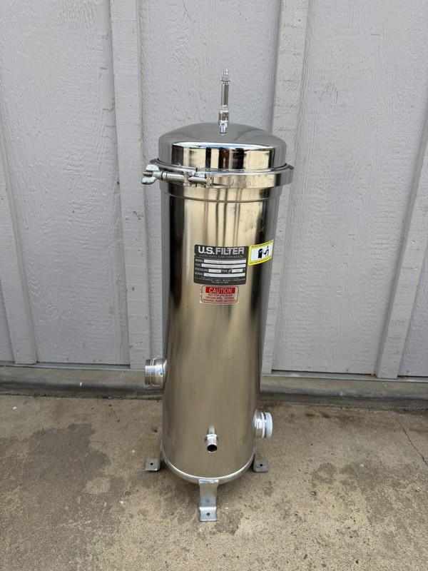 U.S. Filter T910596-432 7 Round 20" Stainless Filter Housing 2.5" Ports 150 PSI