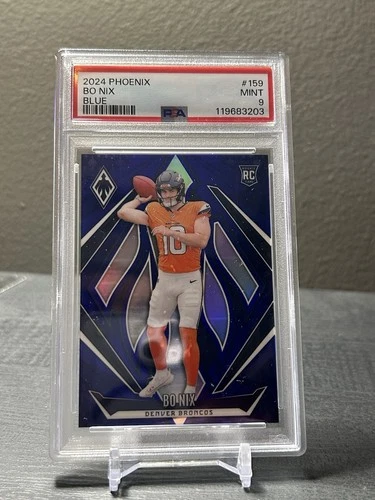 2024 Panini Phoenix BO NIX Blue #159 Rookie /50 PSA 9 MINT (RC)