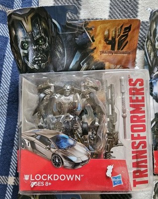 Transformers AOE Age Of Extinction Lockdown Deluxe Moc PKG WARPING