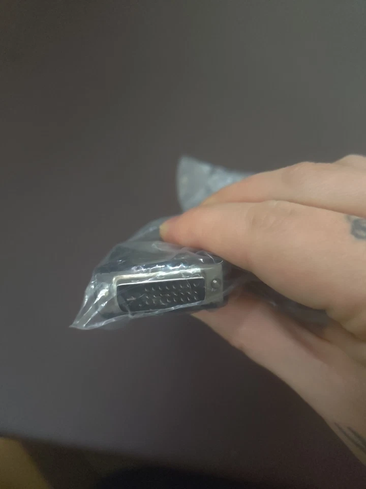 3m DVI auf DVI Kabel Monitorkabel Single Link Ferritkerne 18+1 pol. schwarz - Bild 2 von 3