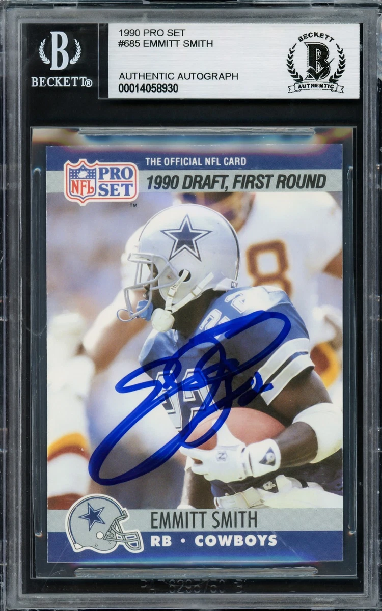 1990 Pro Set Emmitt Smith #685 for sale | eBay