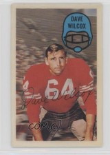 1970 Kellogg's 3-D Super Stars Dave Wilcox #28 HOF z6d