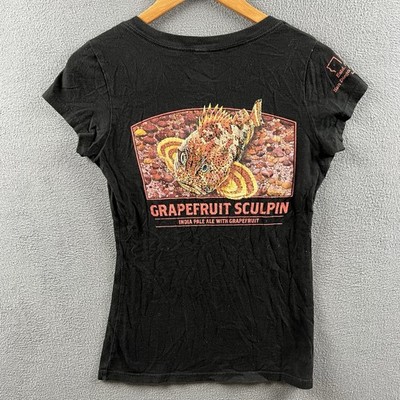 Ballast Point Shirt Women s Medium Black Brewery Grapefruit Sculpin IPA Beer SD