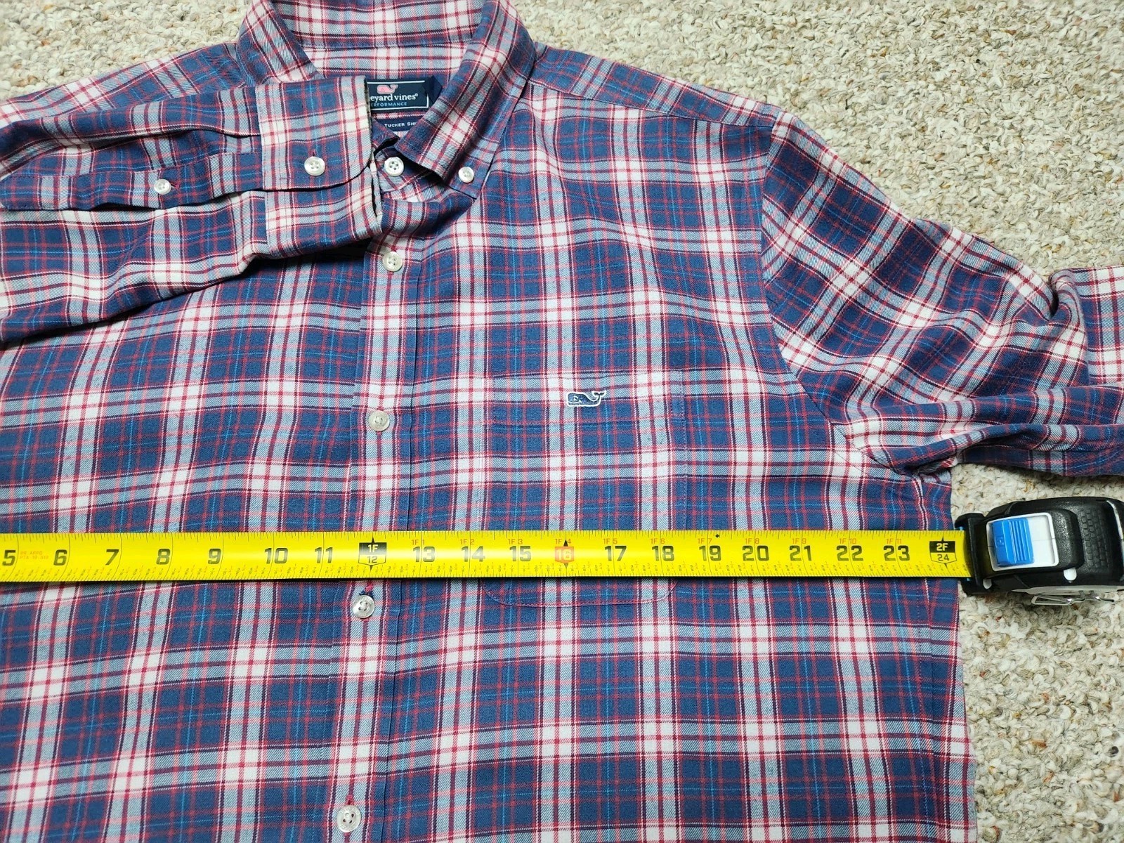 Vineyard Vines Performance Plaid Button Down Clas… - image 6