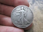1938 D WALKING LIBERTY SILVER HALF DOLLAR IN  VERY FINE CONDITION