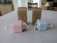 Lot of Two (2) (Blue and Pink) Creative Cute Cat Hooks, New