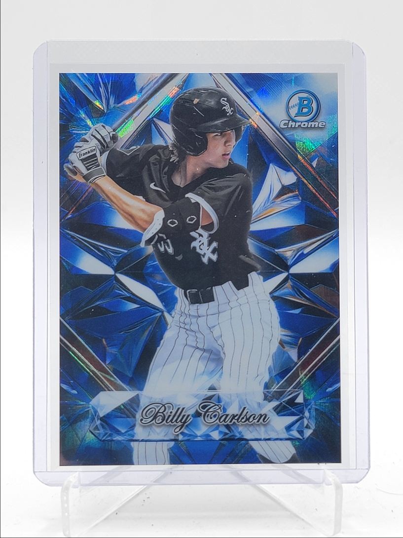 BILLY CARLSON 2025 BOWMAN CHROME DRAFT SAPPHIRE SELECTIONS Q1940