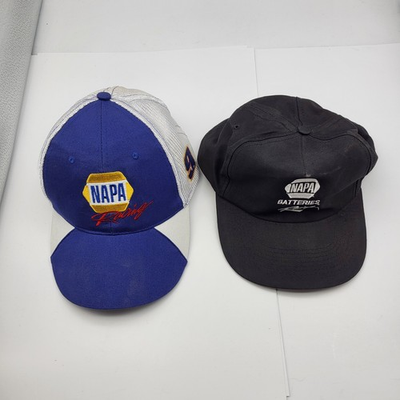 #ad Napa Racing Motor sports hat cap lot of 2 embroidered $18.99