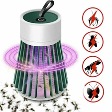 USB Mosquito Insect Killer Lamp - LED Electronic Fly Bug Zapper Pest Trap