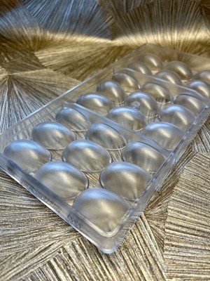 Pralinenform aus Polycarbonat halbes Ei
