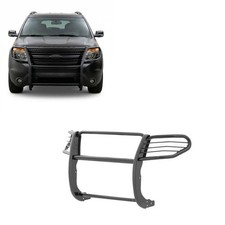 Black Horse Grille Guard Brush Guard Modular Black Fit 16-19 Ford Explorer Black