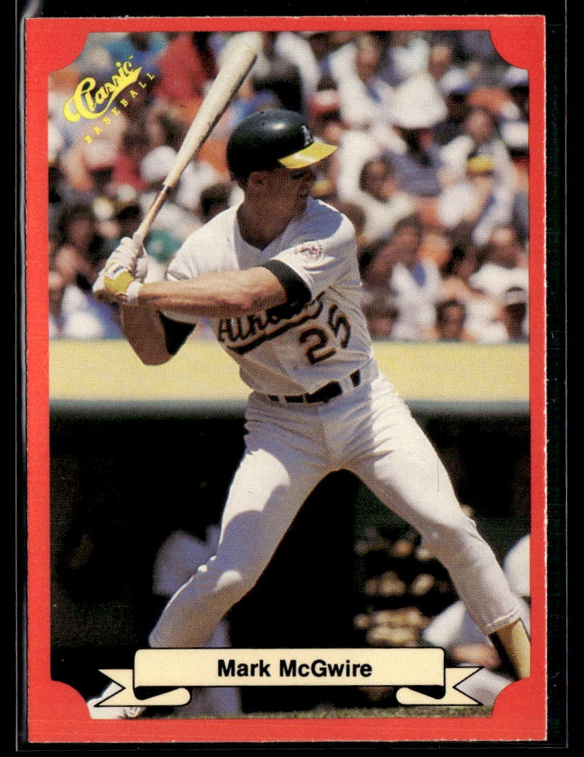 1988 Classic Red #153 Mark McGwire Baseball Card 3802L