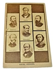 Civil War CDV Photograph of IDENTIFIED U.S. "NAVAL HEROES"