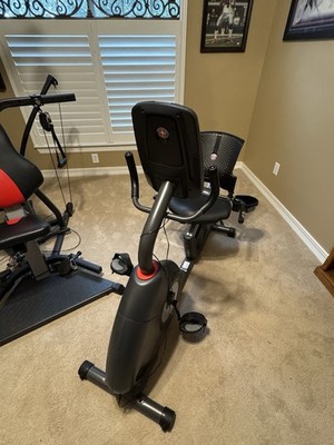 Schwinn Recumbent Exercise Bike Black Adjustable Seat Home Gym Training