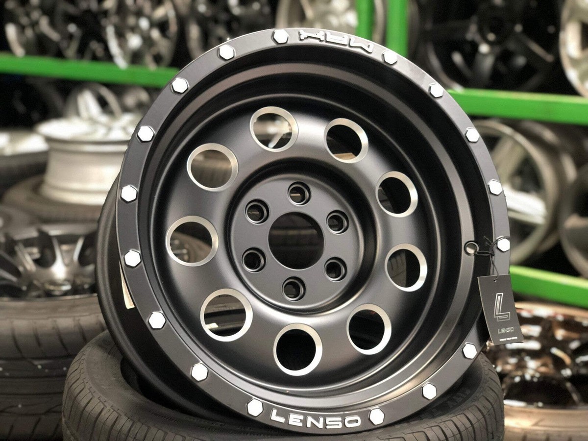 New 16X9 ET0 Lenso Max 6 Rim (4 wheel) Matt Black 6X114.3 | eBay