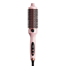 Wavytalk 206 Ionic Thermal Heated Curling Brush - Pink - 1.5"
