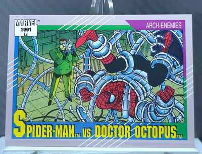 1991 Impel Marvel SPIDER-MAN VS DR. OCTOPUS #105 Arch-Enemies