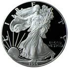 1996 P American Silver Eagle Proof (NO BOX or COA) NA471