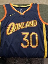 Golden State Warriors Stephen Curry Oakland Forever Authentic Jersey Size 52 XL