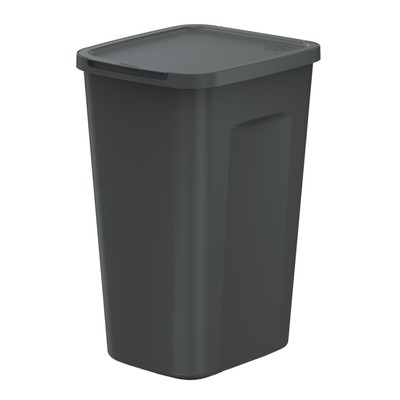 Mülleimer Büro Wohnung Universal 50L schwarz COMPACTA Q PLUS NSDK50-S411