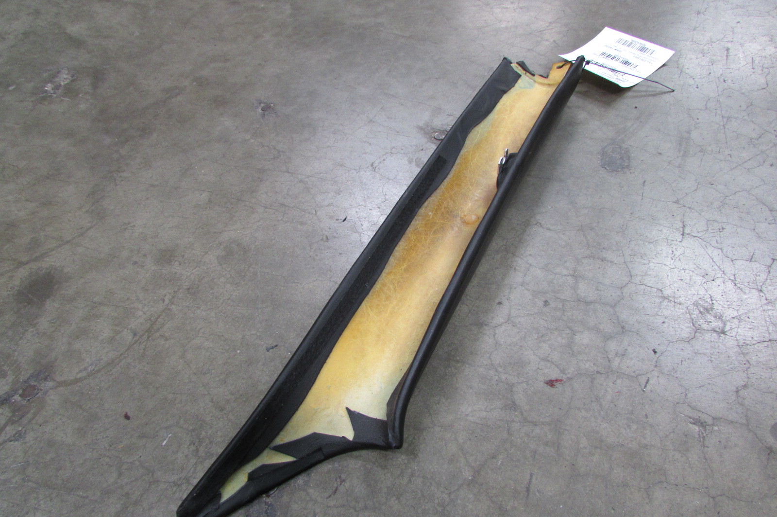 Ferrari 360 LH, Left A-Pillar Interior Trim Panel, Black Leather, Used