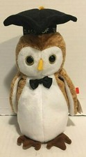 Ty Beanie Babies Wisest the Owl June 6 2000 Authentic VTG w/ Tag Class of 00