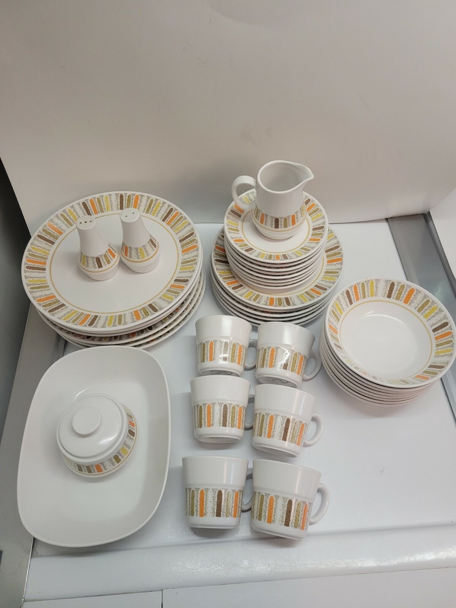 ノリタケ　PROGRESSION MARDI GRAS　ポット　皿 Vintage Noritake Progression 