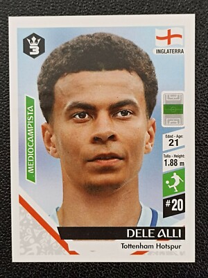 2018 3R Russia World Cup FIFA #314 Dele Alli England Soccer Team Sticker Promo