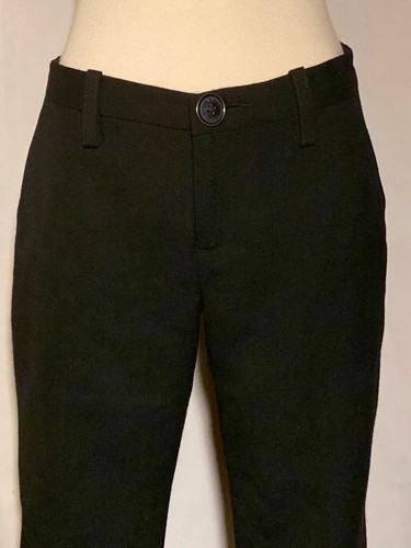 Marc by Marc Jacobs Black Wool Flare Low Rise Trousers Slacks Pants Womens Sz 2 - Picture 6 of 12