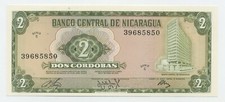 Nicaragua 2 Cordobas D.1972 Pick 121 UNC Uncirculated Banknote
