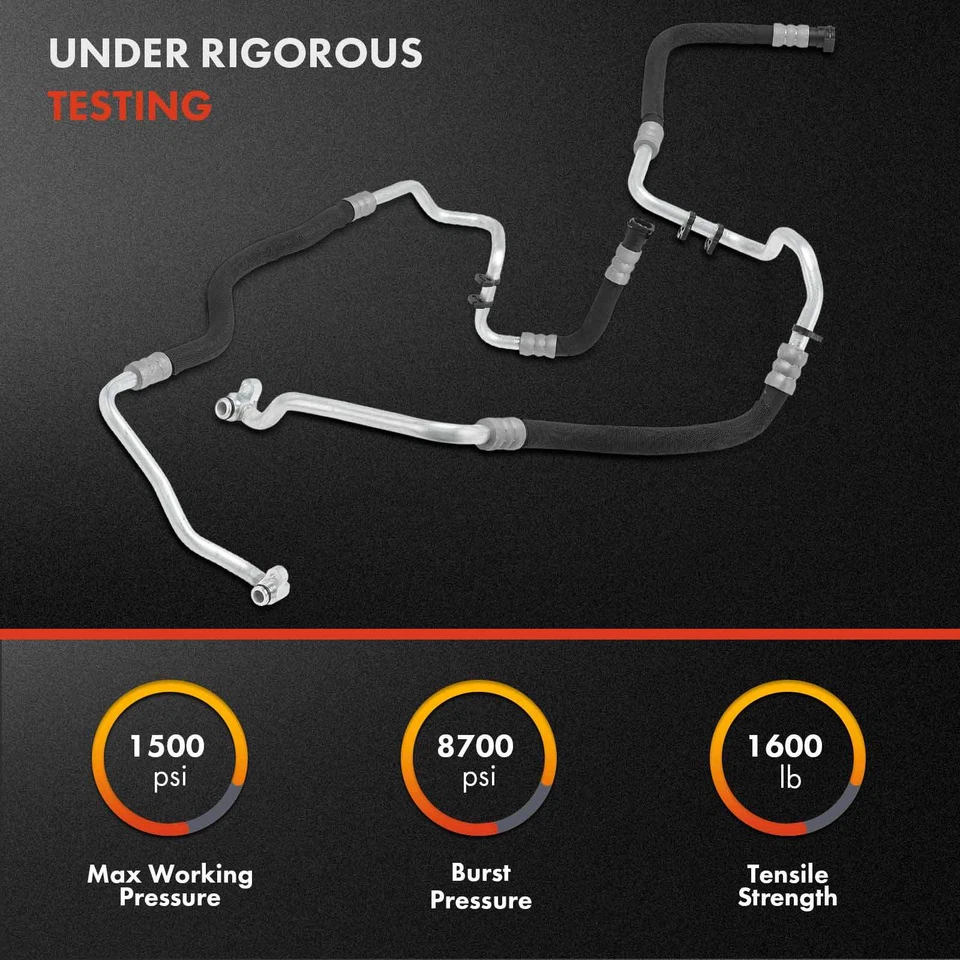 Линия охладителя масла впускного и выпускного отверстий двигателя для BMW F10 550i 650i 750i Alpina B7 2 шт. - Изображение 3 из 4