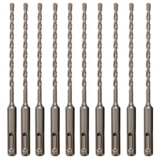 10PCS SDS Plus 5/32" X6" Rotary Hammer Concrete Masonry Drill Bit Carbide Tip