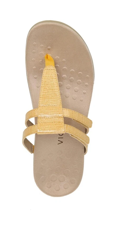 Sandalia Vionic Elvia Mujer 11 Caléndula Amarillo Arco Soporte Ortopédica Nueva Foto 2 de 4