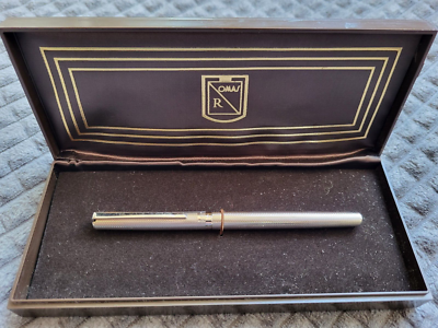 Omas オマス　リナシメント　ゴールド　万年筆 Vintage Sterling Silver 925 Omas RINASCIMENTO Fountain Pen With