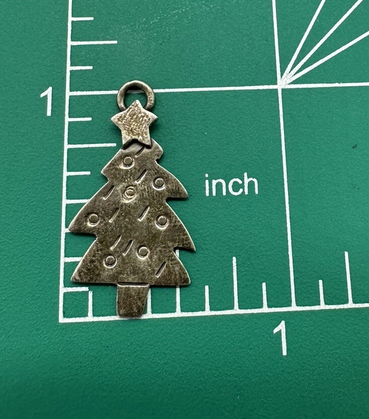 VNT Solid STERLING SILVER Handmade Christmas Tree… - image 4