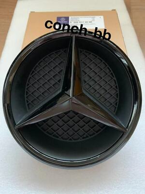 Original Mercedes-Benz Stern Schwarz Glänzend Lackiert