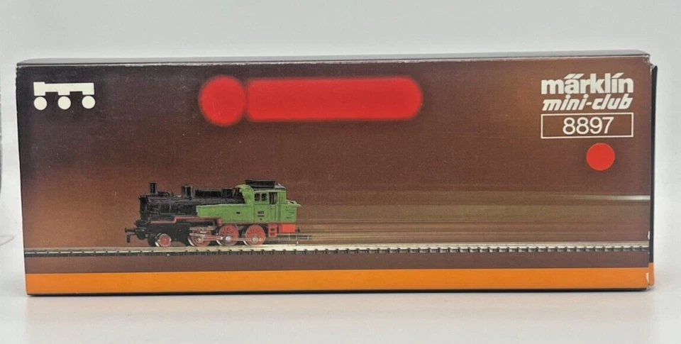 Z Scale Marklin 8897 Green & Red 5 Pole Motor Original Box - Image 2 of 4