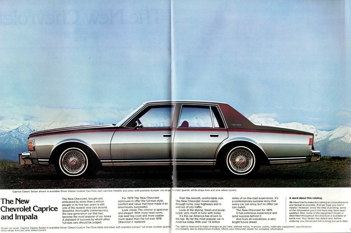 1979 Chevy CAPRICE CLASSIC / IMPALA Brochure/Catalog: Station