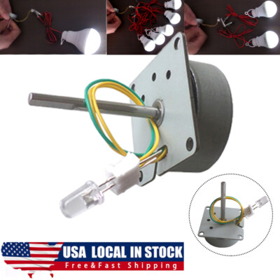 1/2/4PCS Micro 3 Phase AC Mini Hand Brushless Motor Generator Model Experiment