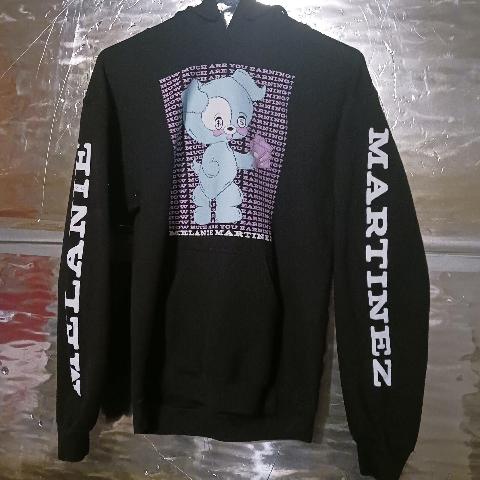 Melanie Martinez Unisex Black Hoodie Small Sweatshirt Principal Lyrics  Puppy | eBay