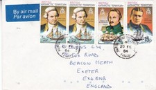 1984 Territoire Antarctique Britannique #45 ou #45a(2),#46 ou #46a,#566 sur couverture *d