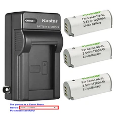 Kastar Battery Wall Charger for Canon NB-9L CB-2LB & Canon Powershot ELPH 530 HS