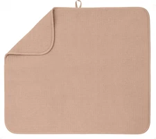 Bellemain XXL Dish Mat 24" X 17" ( LARGEST MAT ) Microfiber Dish Drying Mat , Su