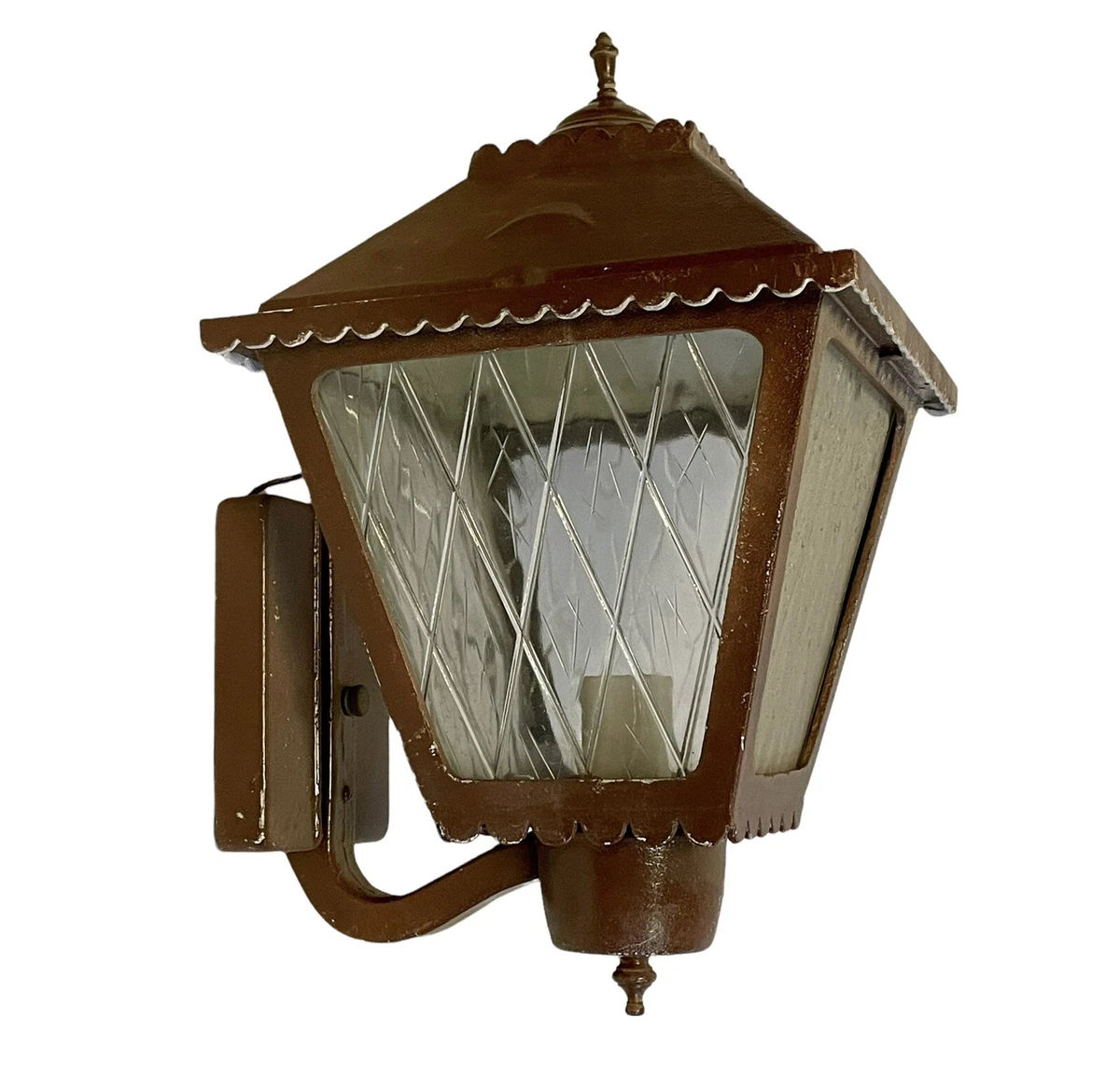 LARGE 16 VINTAGE MID CENTURY 1950s 60s EXTERIOR PORCH WALL SCONCE