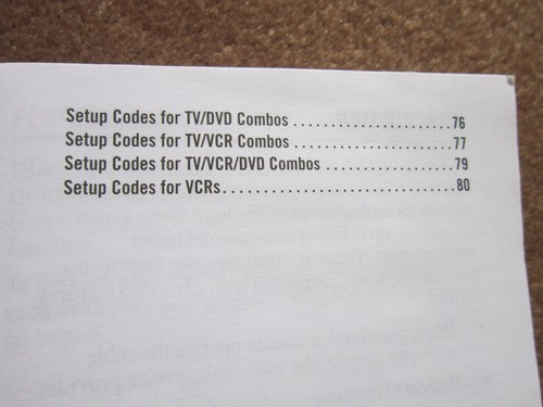 Atlas Remote User Guide ONLY OCAP 5-Device Universal Control Instruction Booklet - Imagen 5 de 6