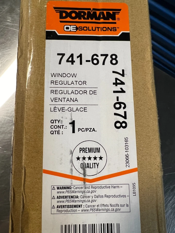 Regulador de janela de energia lateral traseira Dorman 741-678 modelos Ford/Merury - Imagem 3 de 3