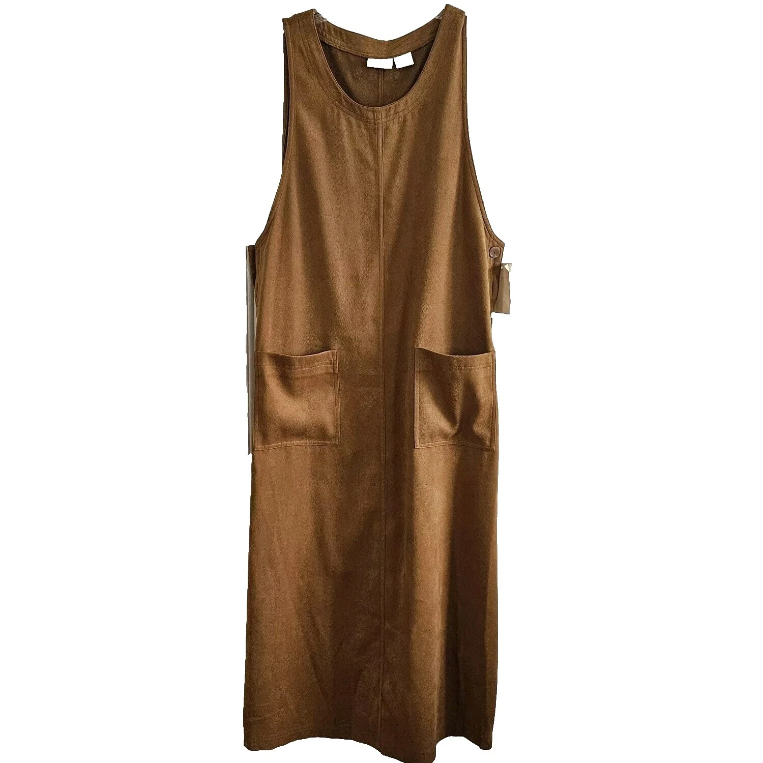 Vestidos Vintage 1990s Marrón para Mujeres