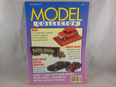Model Collector December 1994 Matchbox Aston Martins & Truck News  
